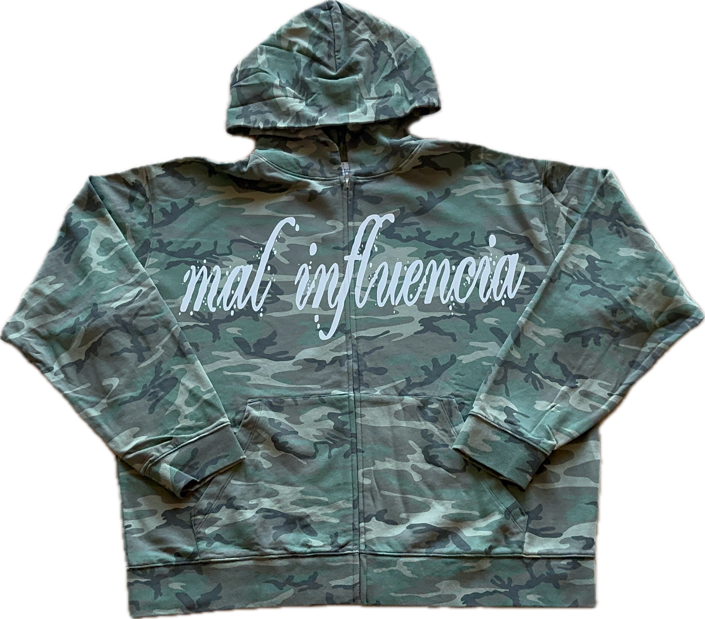 “MAL” Reflective Logo Camo Hoodie 56