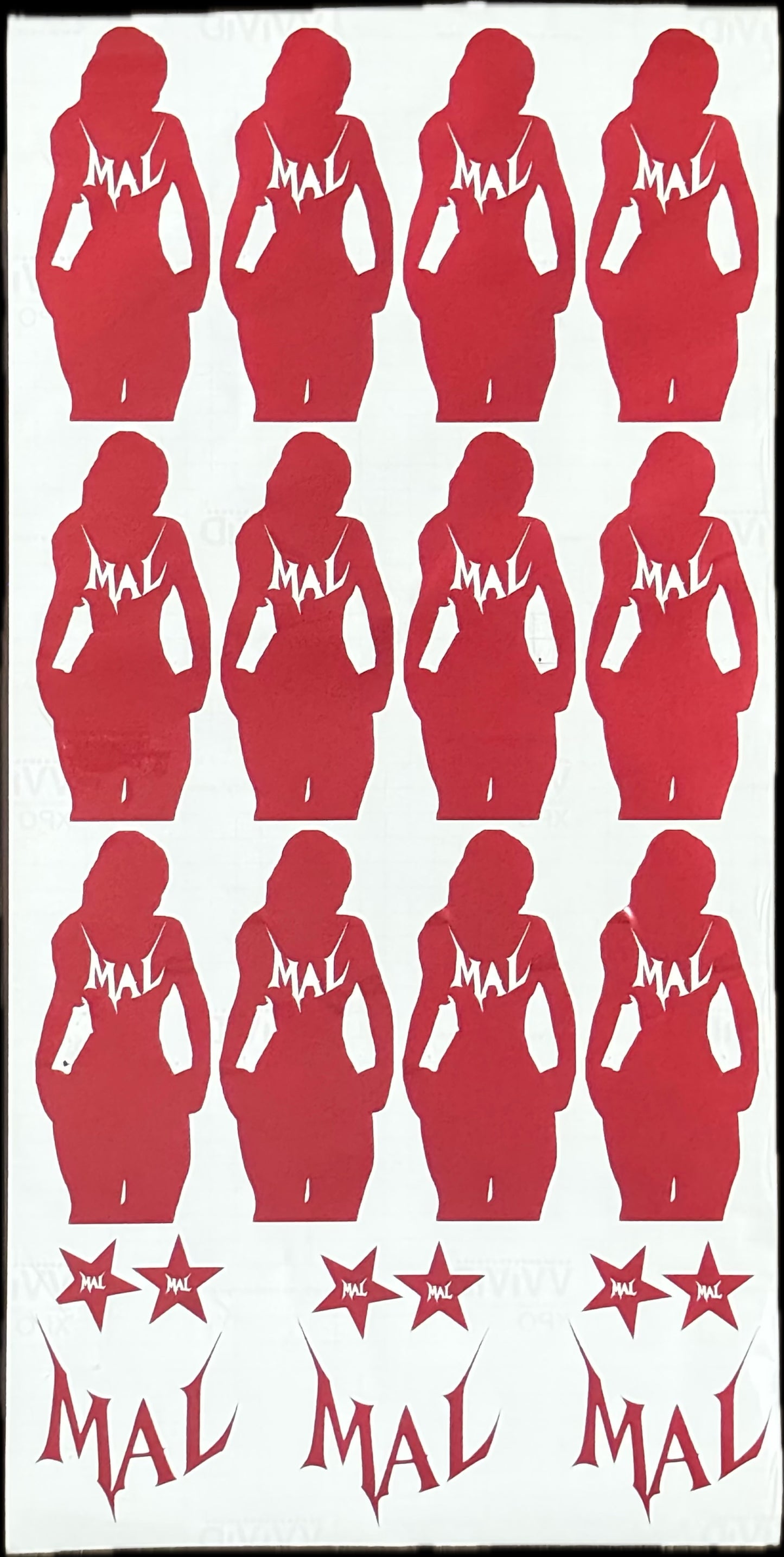 MAL STICKER PACK 7