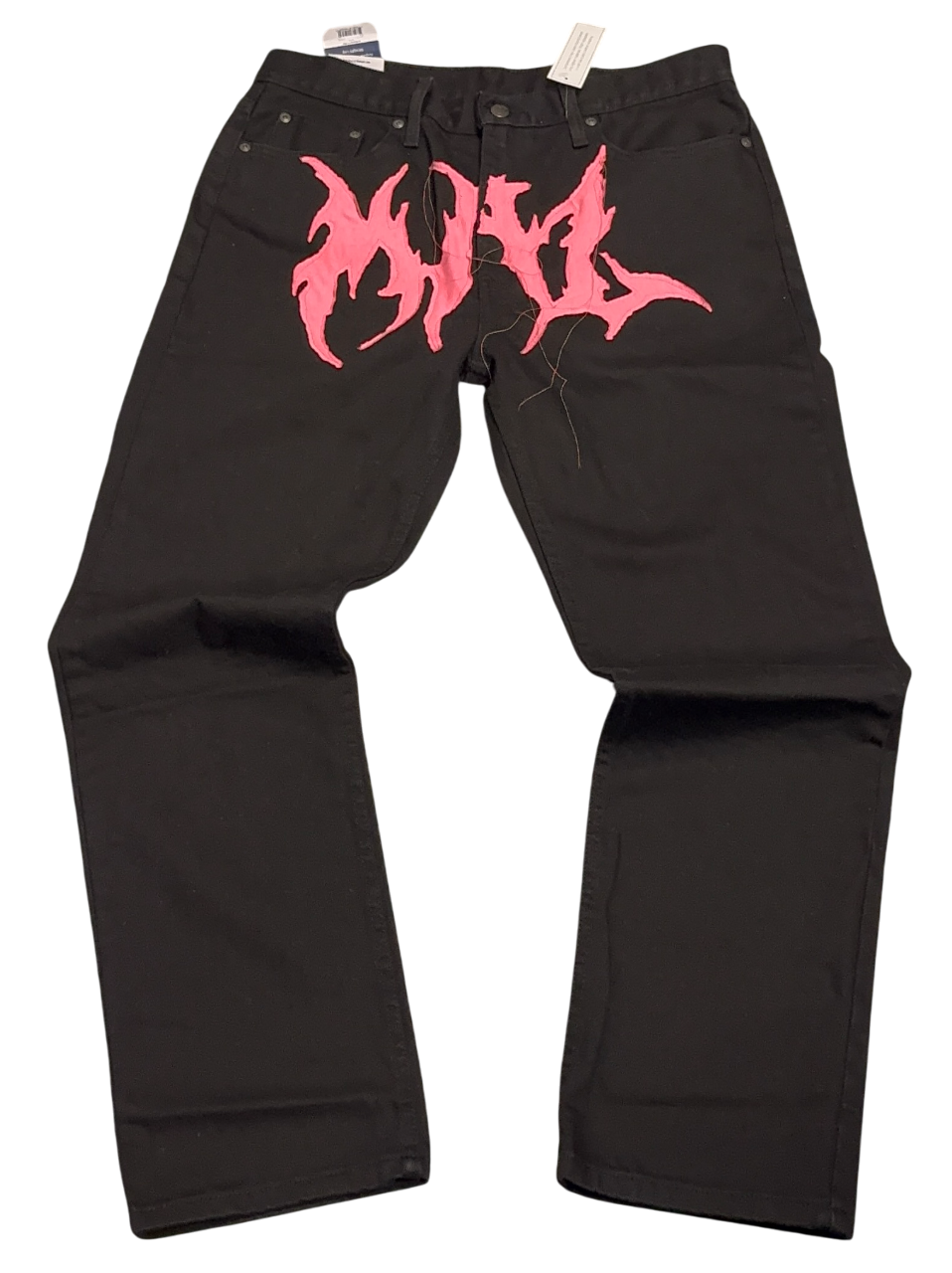 LOGO JEANS (REFLECTIVE STITCHING)