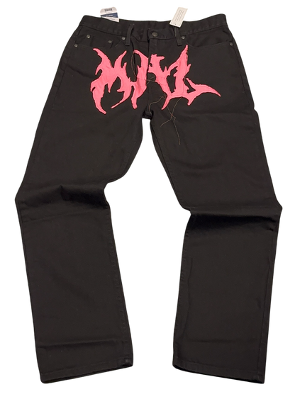 LOGO JEANS (REFLECTIVE STITCHING)