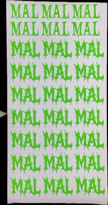 MAL STICKER PACK 3