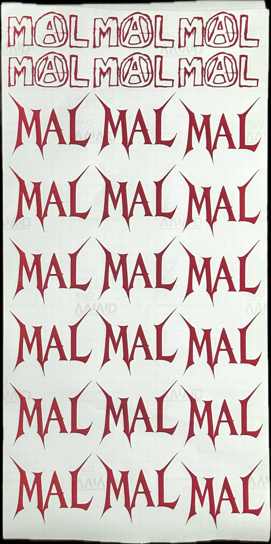 MAL STICKER PACK 6