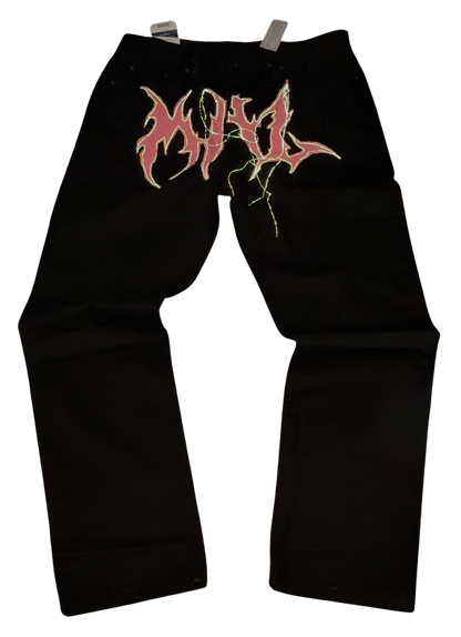 LOGO JEANS (REFLECTIVE STITCHING)