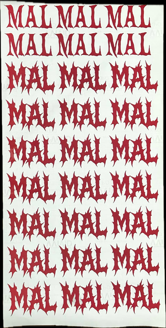 MAL STICKER PACK 3