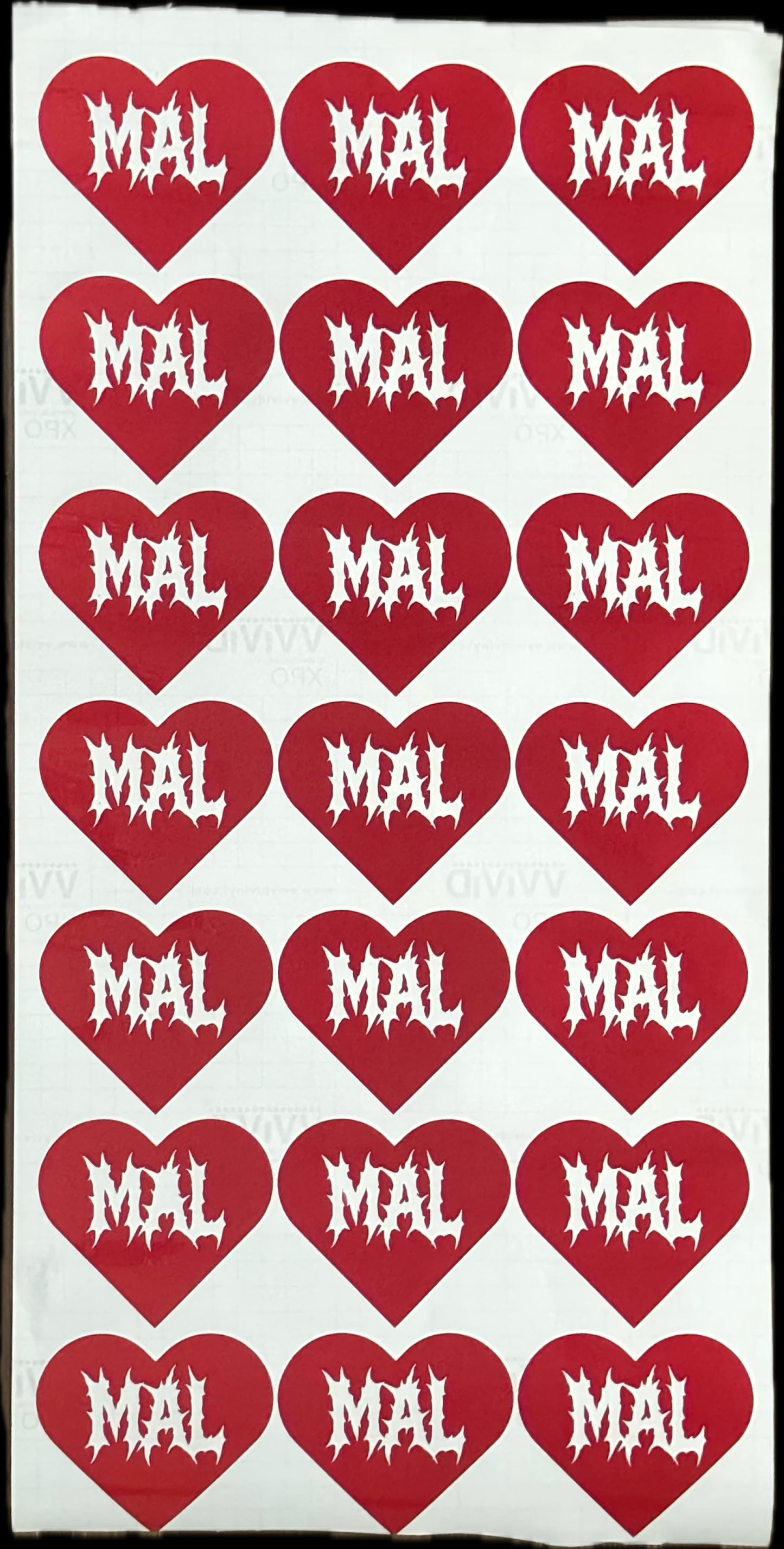 MAL STICKER PACK 4