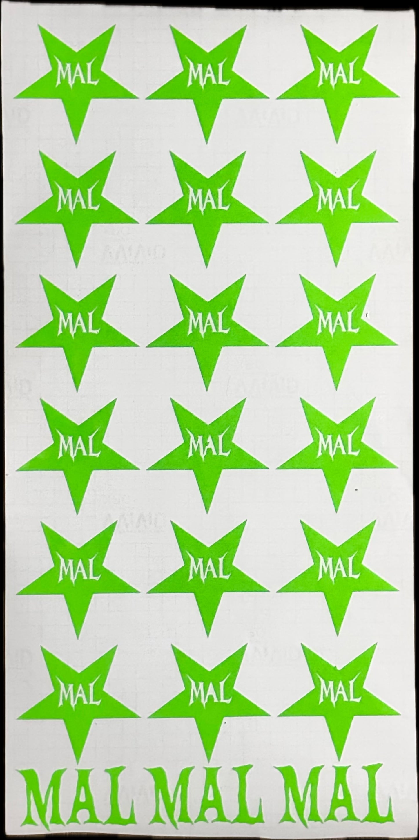 MAL STICKER PACK 5