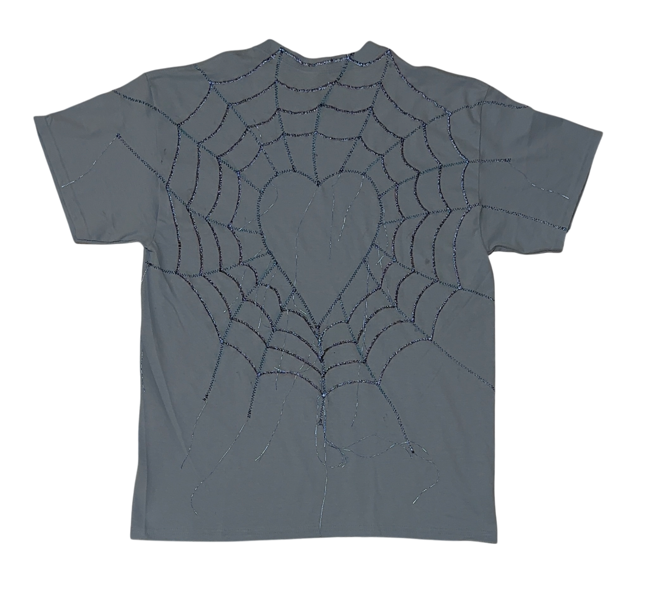 spider web stitching ( reflective thread )