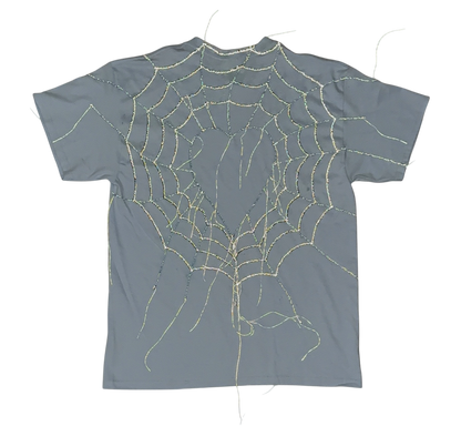 spider web stitching ( reflective thread )