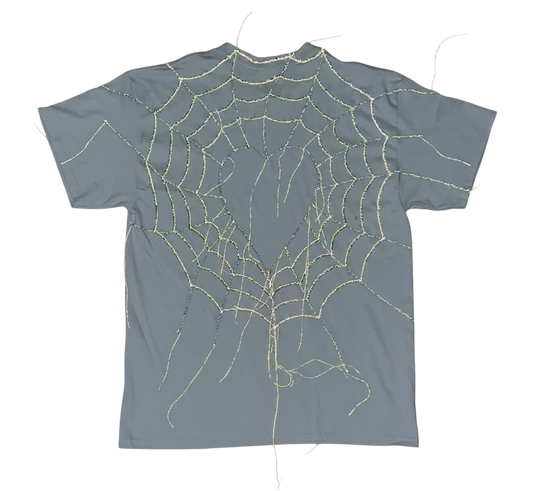 spider web stitching ( reflective thread )
