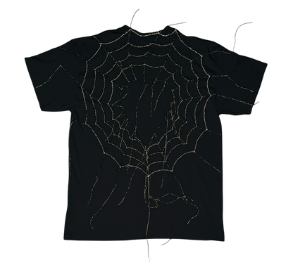 spider web stitching ( reflective thread )